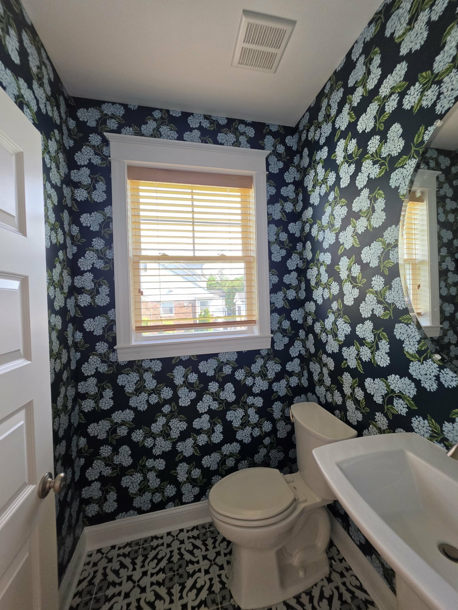 Full Interior Repaint & Wallpaper Installation - Haddonfield, NJ - 
